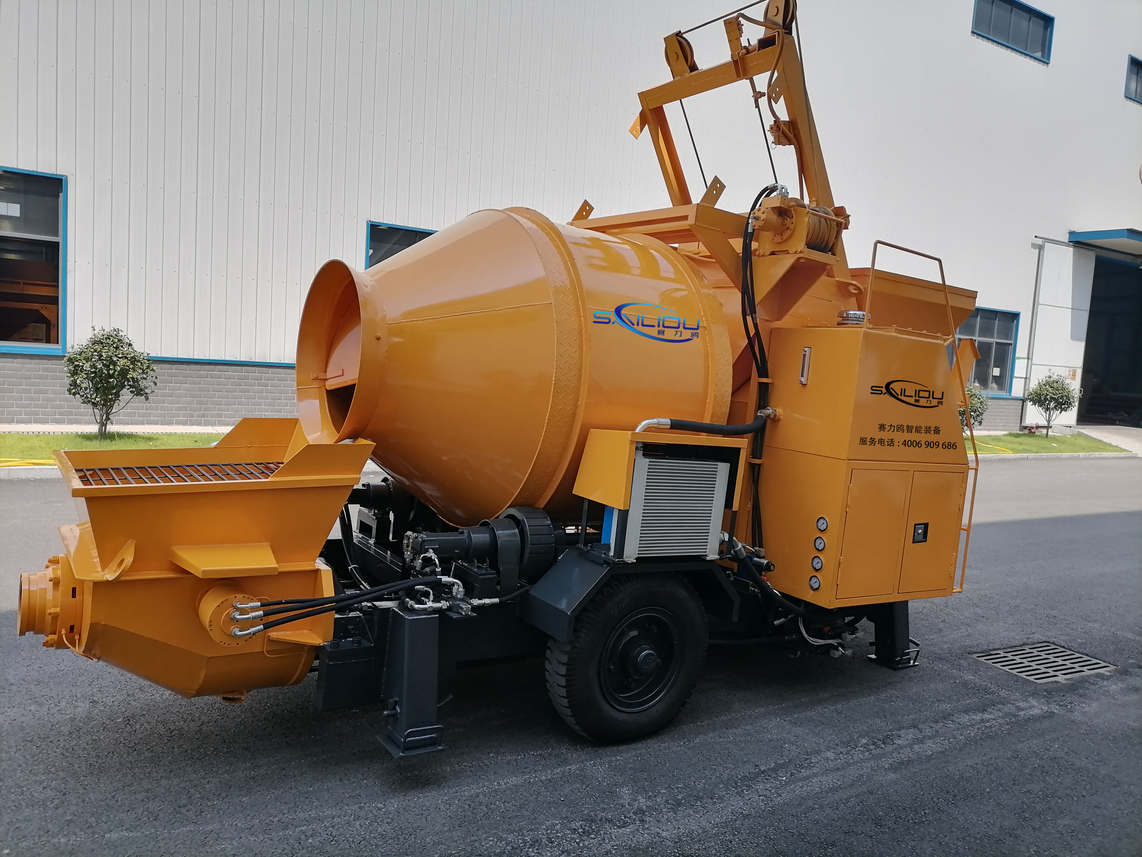 Sailiou Concrete  Mixer Small Mobile Cement Mixer Machine