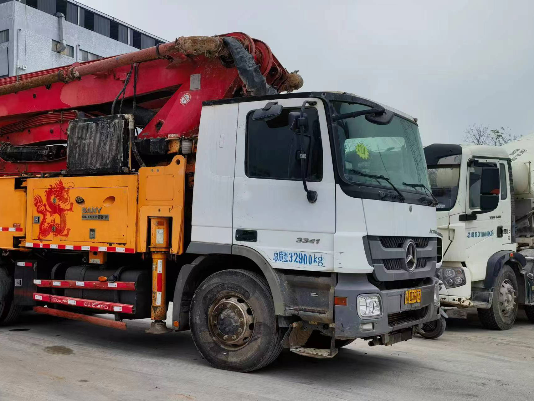 ​Acquired more than 10 pump trucks and truck-mounted pumps from Guangxi Dingchangsheng Concrete Co., Ltd.