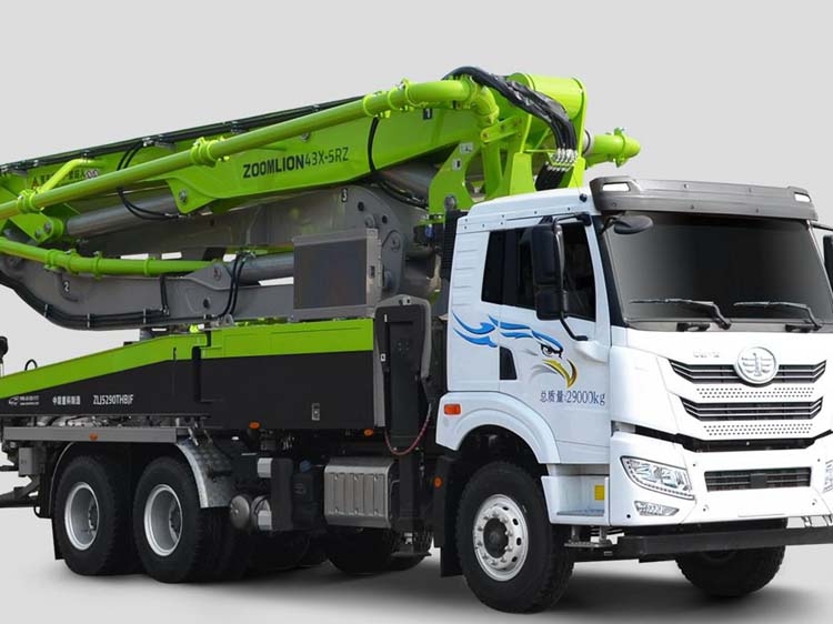 Hot sale new China Zoomlion 43m Used Cement Concrete Boom Pump Truck