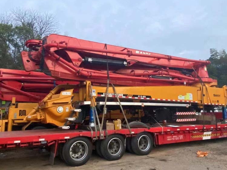 High quality China used or new mobile sany concrete boom pump for pump truck