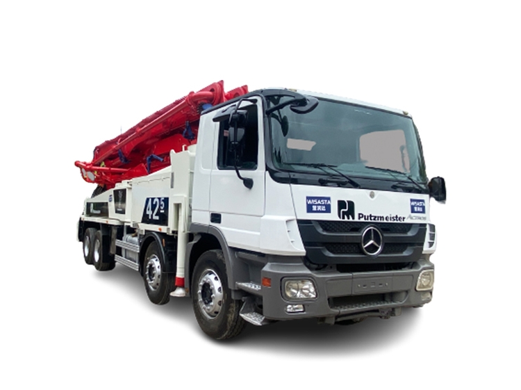 2013 china brand used putzmeister benz mercedes 42m truck mounted mobile concrete pump truck price