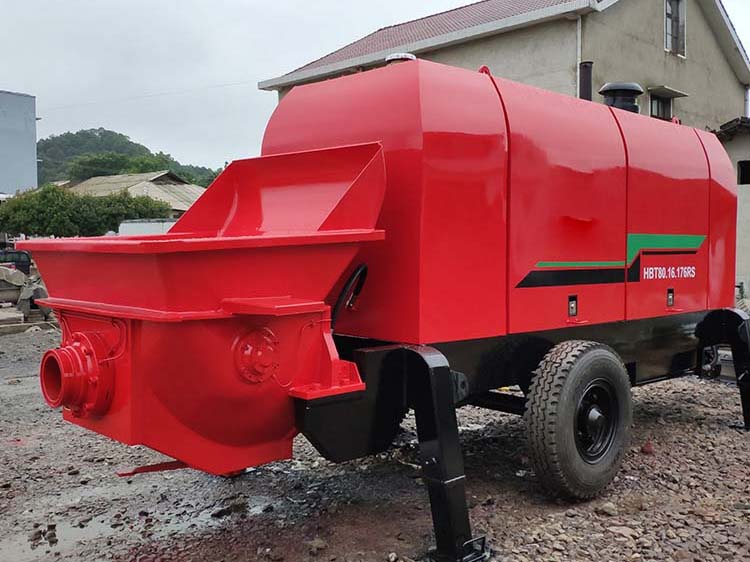 New small capacity stationary concrete delivery concrete pump from China