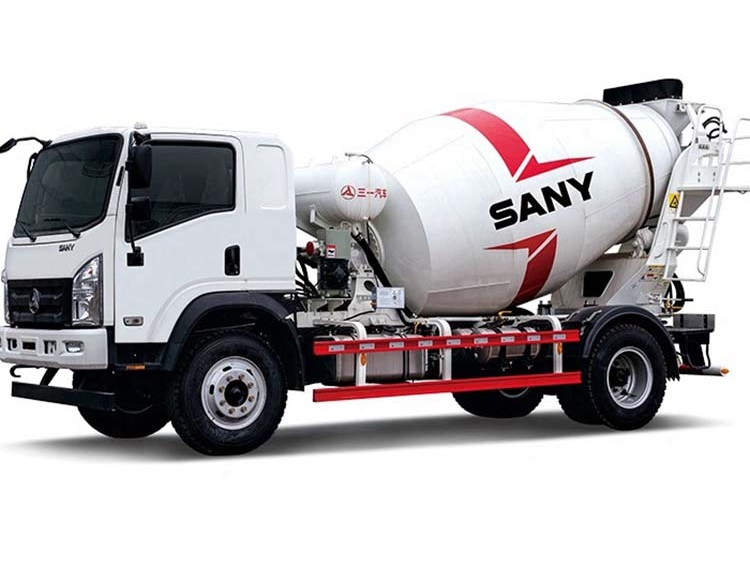 Cheap small 4 cubic meters Sany 4x2 concrete mixer truck  for sale in china year 2022