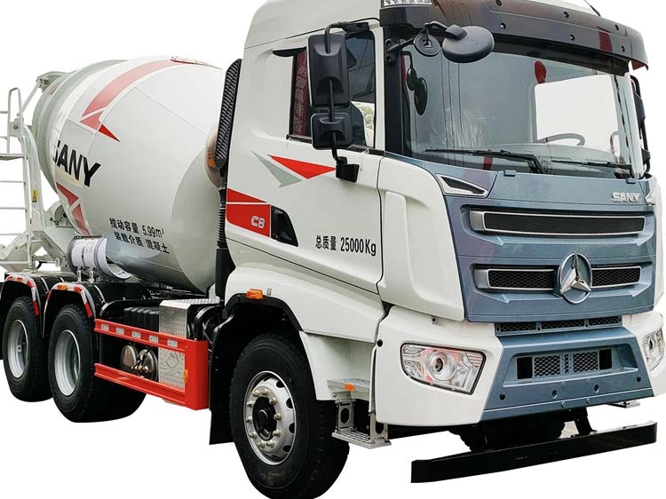 Chinese Manufacturer Sany brand 6m3 tractor concrete mixer truck