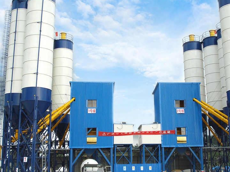 Concrete mixing station HZS25 HZS35 HSZ50 HZS60 concrete batching station