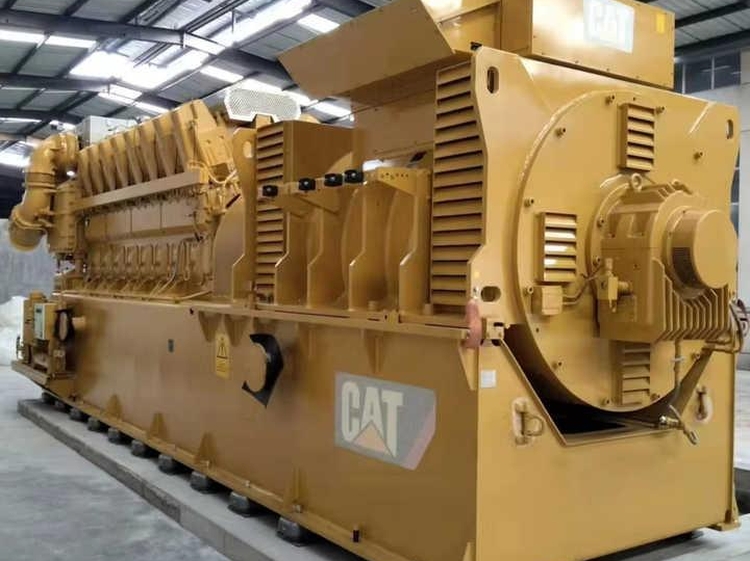 Used 4.5MW CAT  4500kw Biomass Gasification Core Components Engine Natural Gas Caterpillar Generator