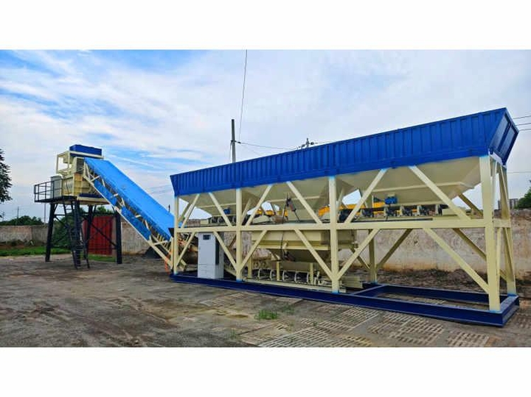 Mobile automatic concrete mixing station Concrete engineering mixing station