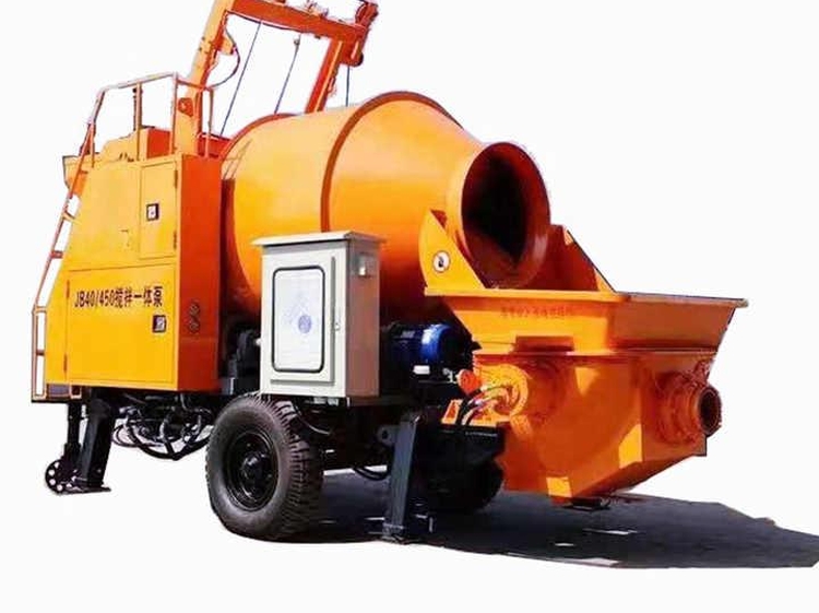 Factory Price Hydraulic Concrete Mixer Pump Truck Mobile Diesel Mounted Concrete Pump With Mixer