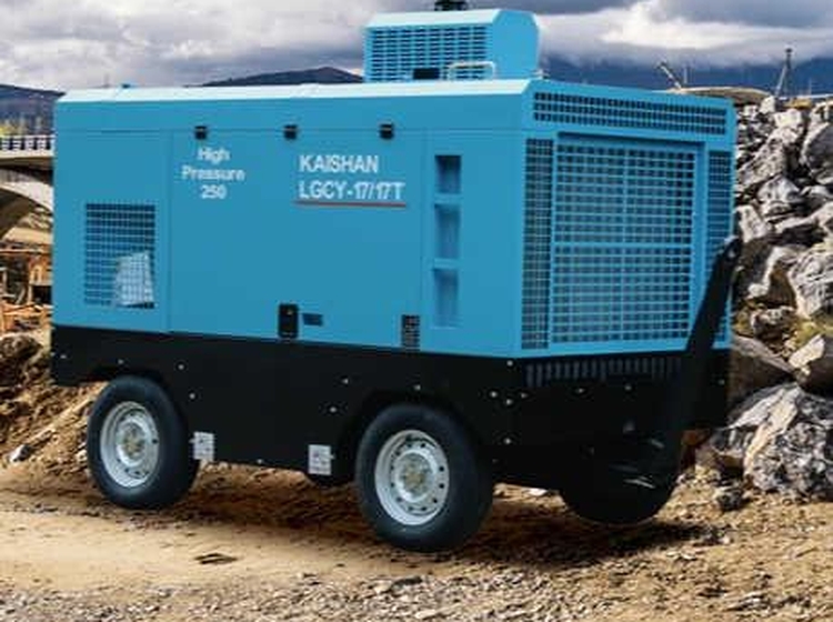 China Kaishan LGCY mobile 385/800 cfm diesel air compressor diesel air compressor