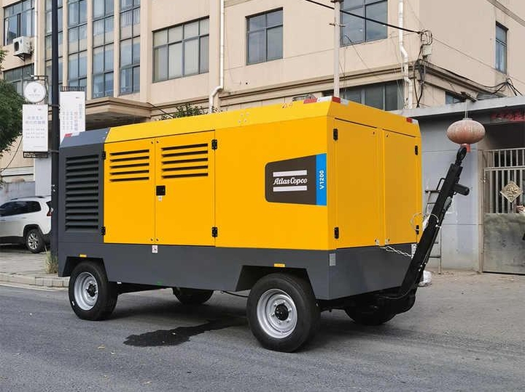 atlas copco mobile air compressor diesel air compressor air compressor screw