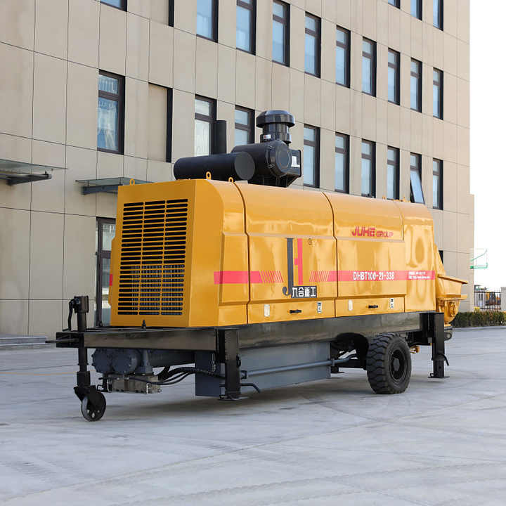 JIUHE Factory Price Customization Concrete Pump Machine Trailer Mounted Concrete Pump