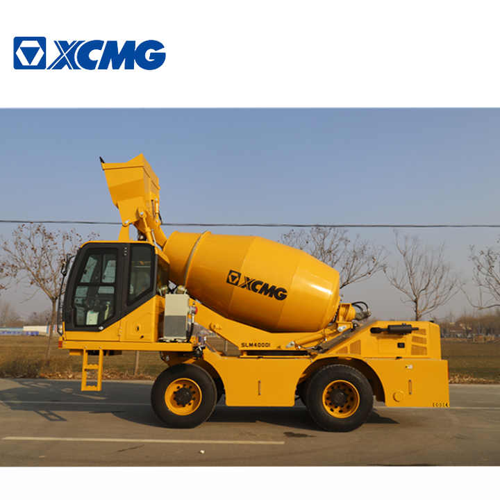 XCMG Official SLM4000I Highly Efficient Construction Machine Self-loading Concrete Mixer with Pump Truck